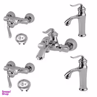 ست شیرآلات کسری مدل دانوب مجموعه 7 عددی