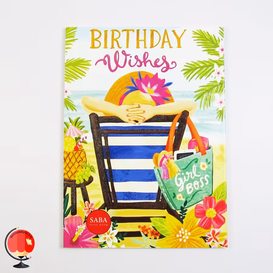 دفتر مشق 50 برگ طرح هاوایی صبا