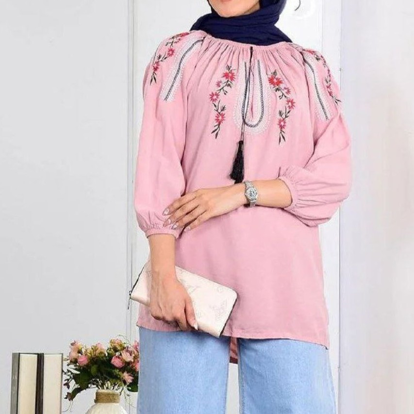 شومیز گلدوزی شده مدل مژده