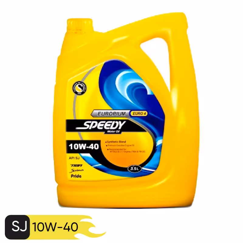روغن موتور خودرو اسپیدی مدل Europium 10w40 حجم 3.5 لیتر