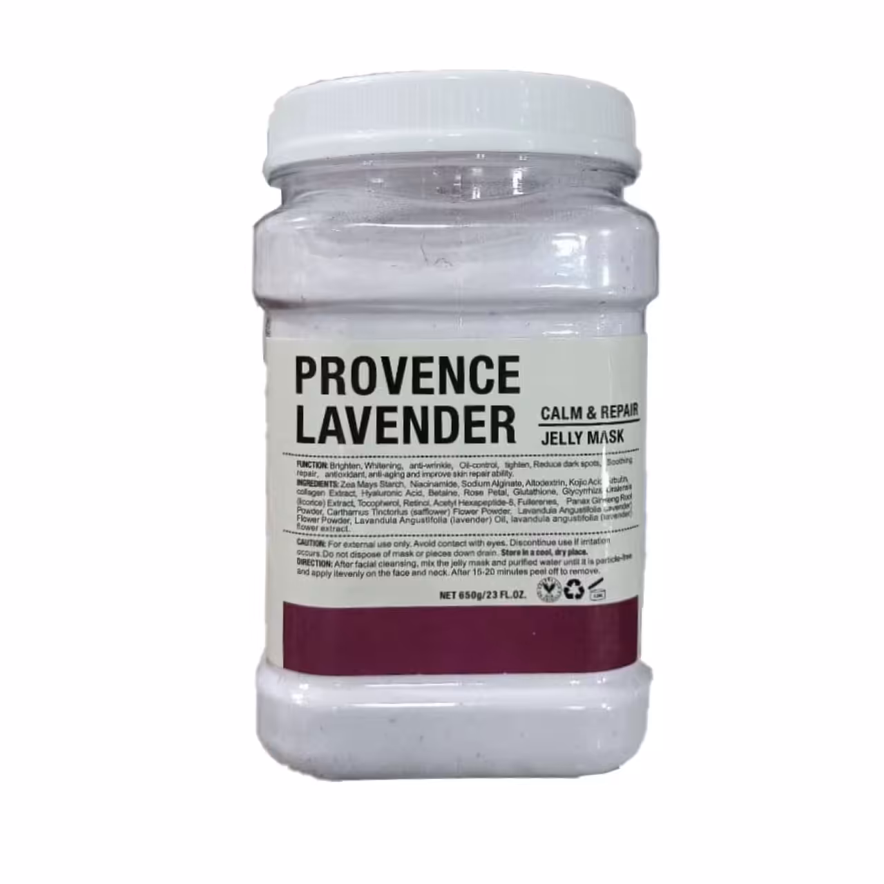 ماسک هیدروژلی اسطوخودوس دکتر مینایر حجم 650 گرمی