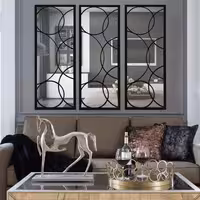 آینه الف مدل  قدی طرح کهکشان مجموعه 3 عددی