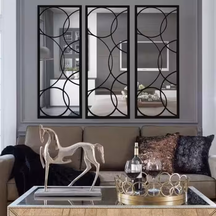 آینه الف مدل  قدی طرح کهکشان مجموعه 3 عددی