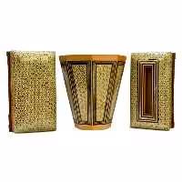 ست کلینکس وجاکاردی و سطل تمام خاتم مخصوص جهیزیه