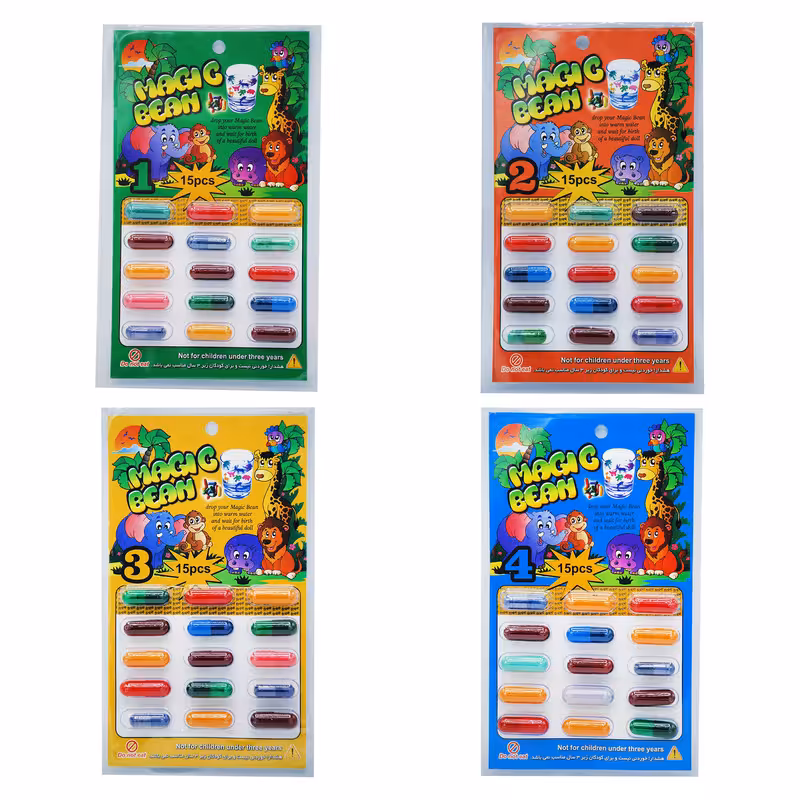 اسباب بازی شانسی مدل لوبیای سحر آمیز کد 1 مجموعه 4 عددی