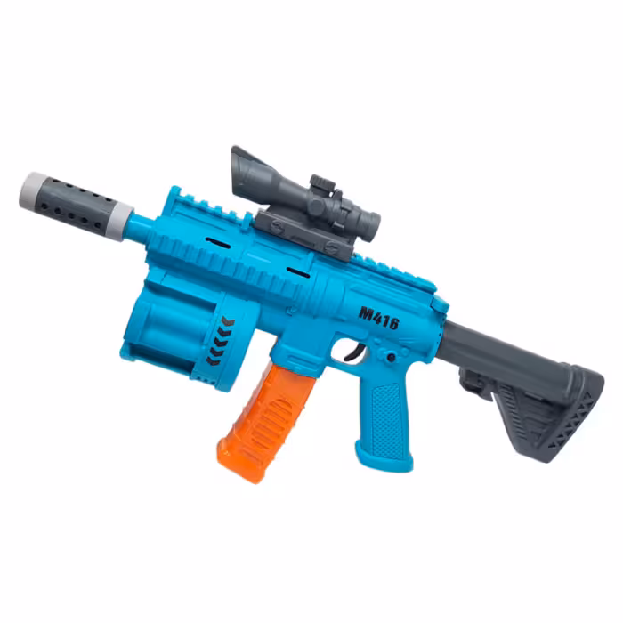 اسباب بازی تفنگ دو کاره حباب ساز و تیر اسفنجی