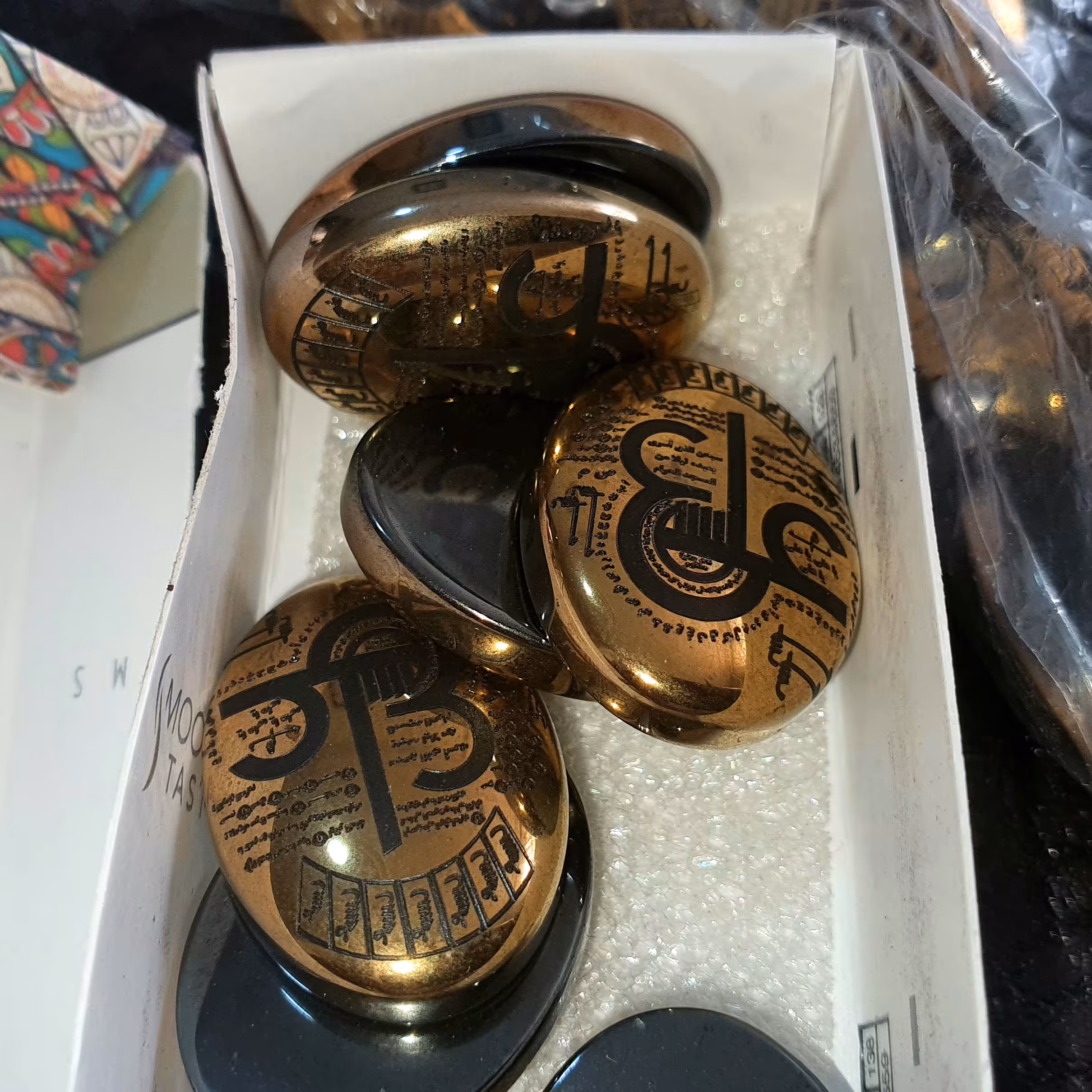 نگین حدید صینی با حکاکی عین علی علیه السلام