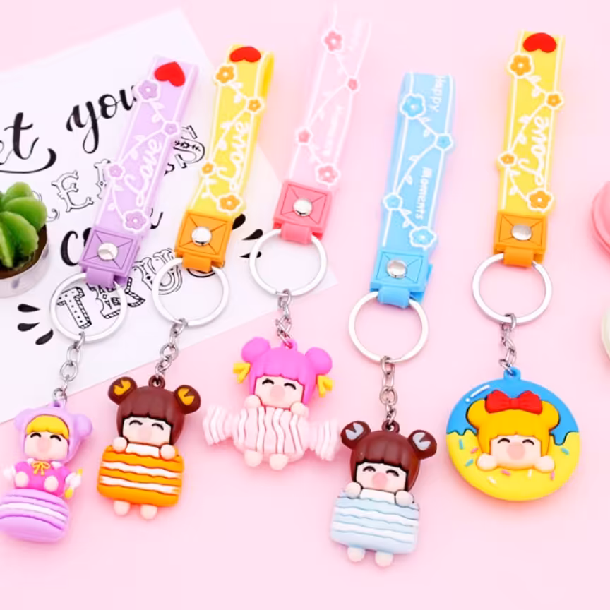 آویز کلید سیلیکونی سرکلیدی فانتزی جاکلیدی فانتزی سیلیکونی