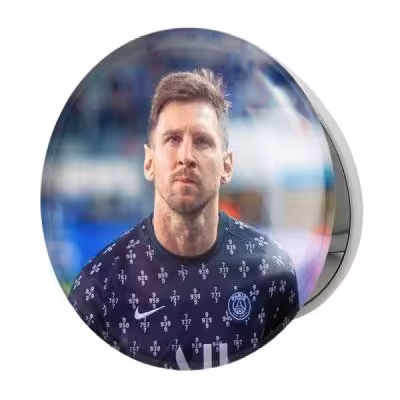 آینه جیبی خندالو طرح لیونل مسی مدل تاشو کد 13988