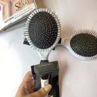 برس نارس لاکچری گرد سوزن فلزی سه پله