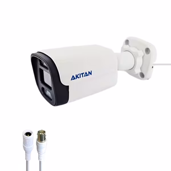 دوربین بولت دید در شب رنگی AKITAN 5MP مدل AHD AK-B445MW