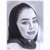 نقاشی چهره دختر 