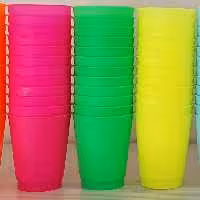 لیوان چینی سری حرفه ای با کیفیت و تنوع رنگ بالا در بسته 12 عددی 