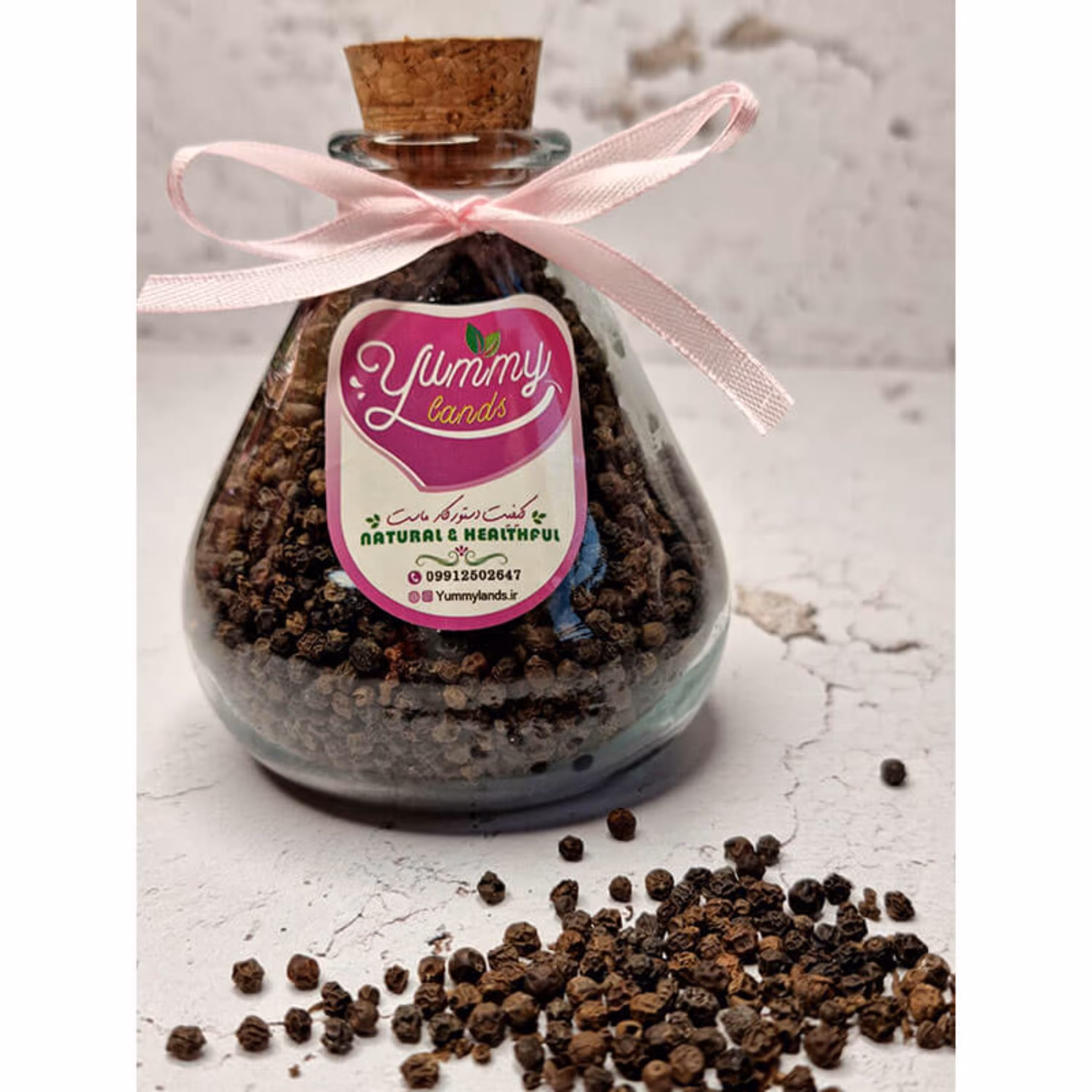 فلفل سیاه نکوبیده