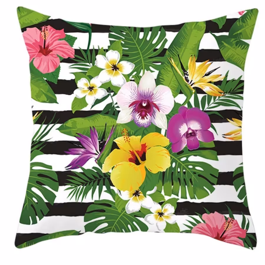 کاور کوسن چاپی  طرح   گل  کد 2208