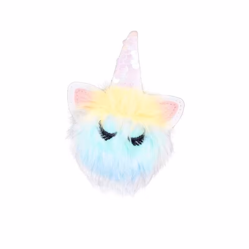 آینه جیبی و شانه مدل یونیکورن