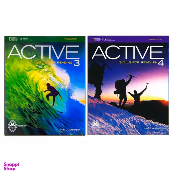 کتاب Active Skills For Reading اثر Neil J Anderson انتشارات اشتیاق نور جلد 3 و 4
