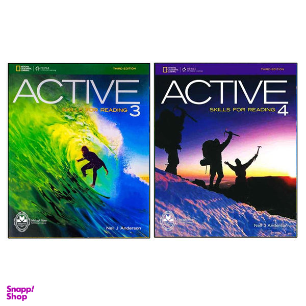 کتاب Active Skills For Reading اثر Neil J Anderson انتشارات اشتیاق نور جلد 3 و 4