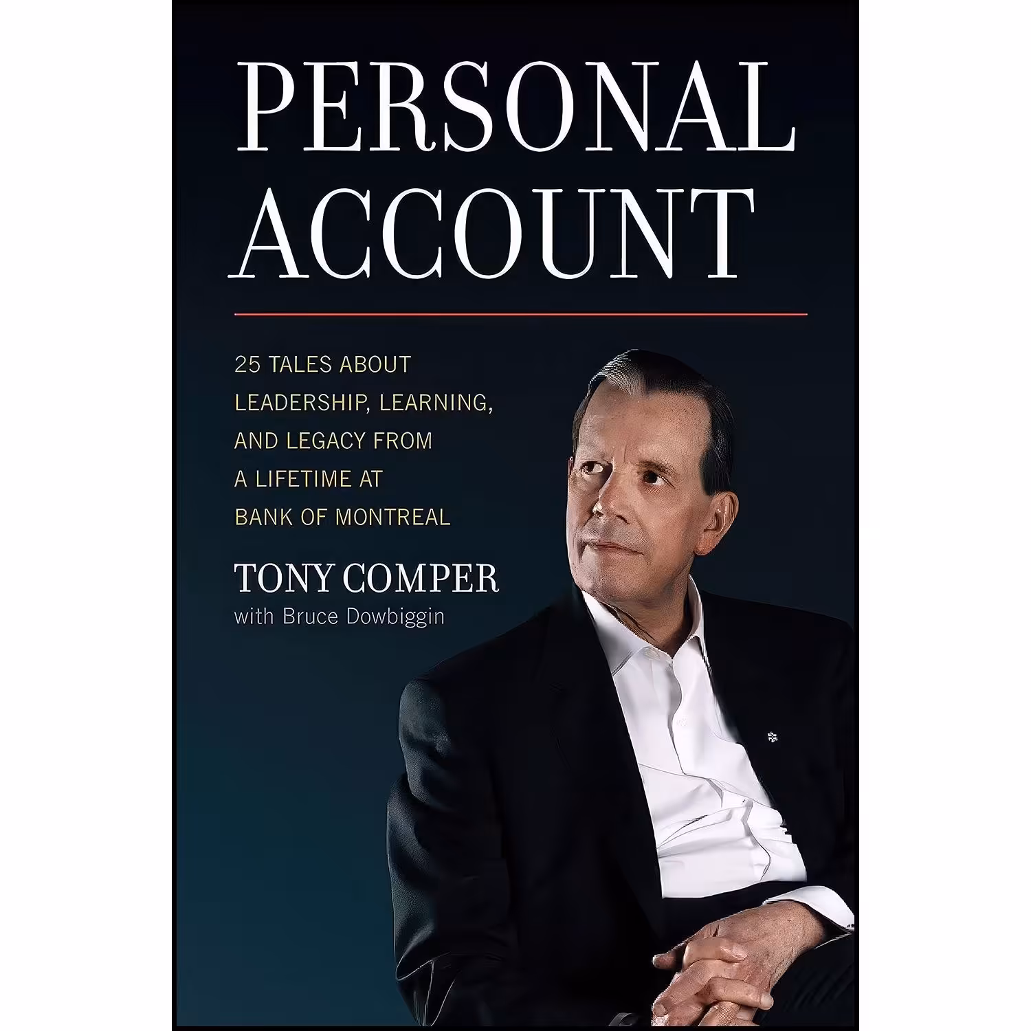 کتاب زبان اصلی Personal Account اثر Tony Comper and Bruce Dowbiggin