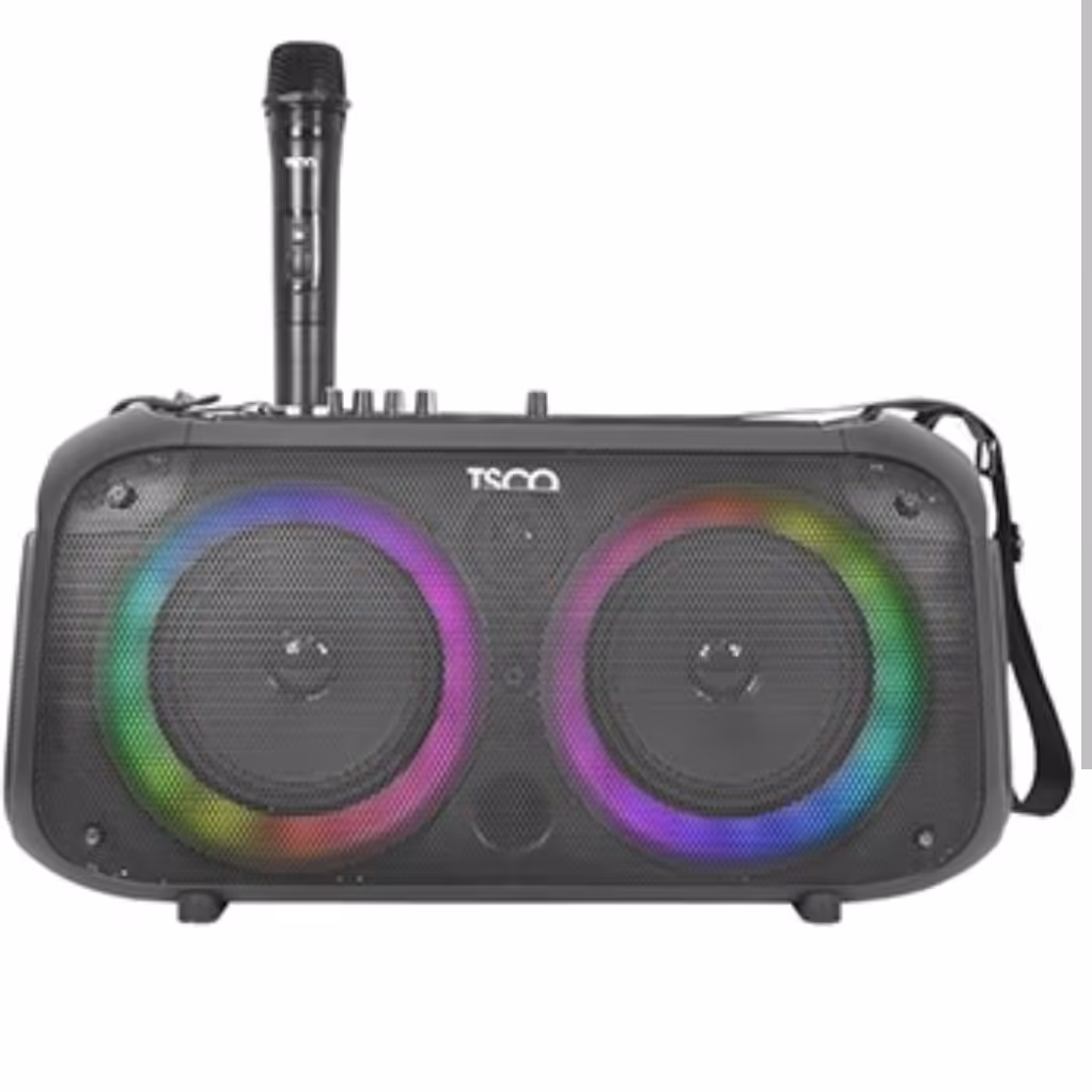 اسپیکر شارژی  تسکو مدل 23460 با یکسال گارانتی به همراه میکروفون وایرلس 