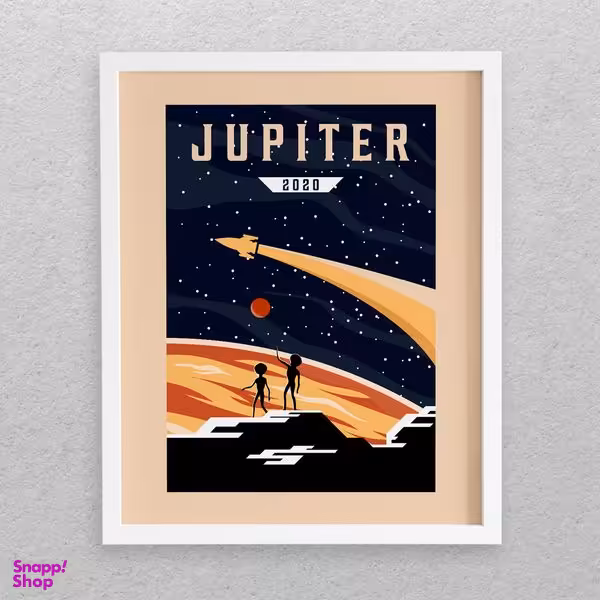 تابلو مدل دکوراتیو طرح فضا Jupiter کد 673