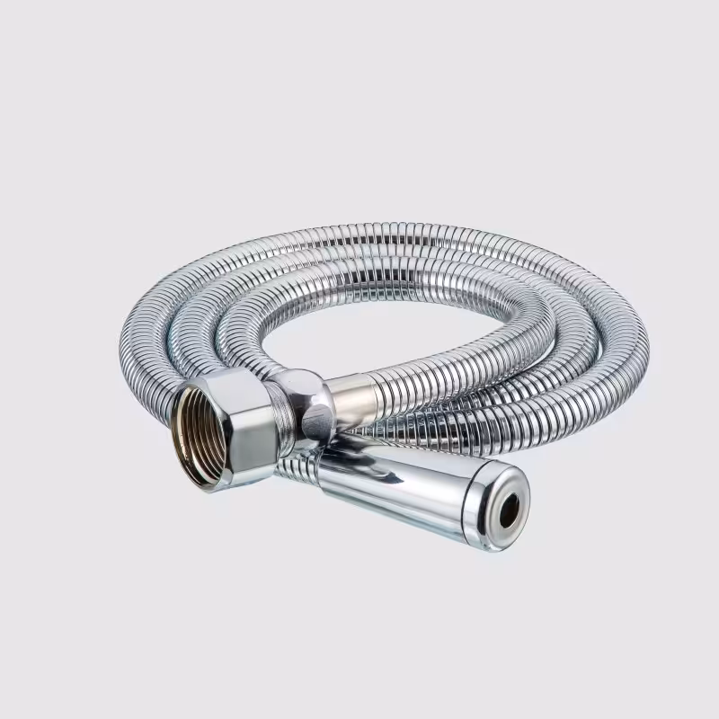 شیلنگ دستشویی فلزی (شلنگ توالت) بدون پرلاتور ریز بافت استیل میراب جنس عالی
