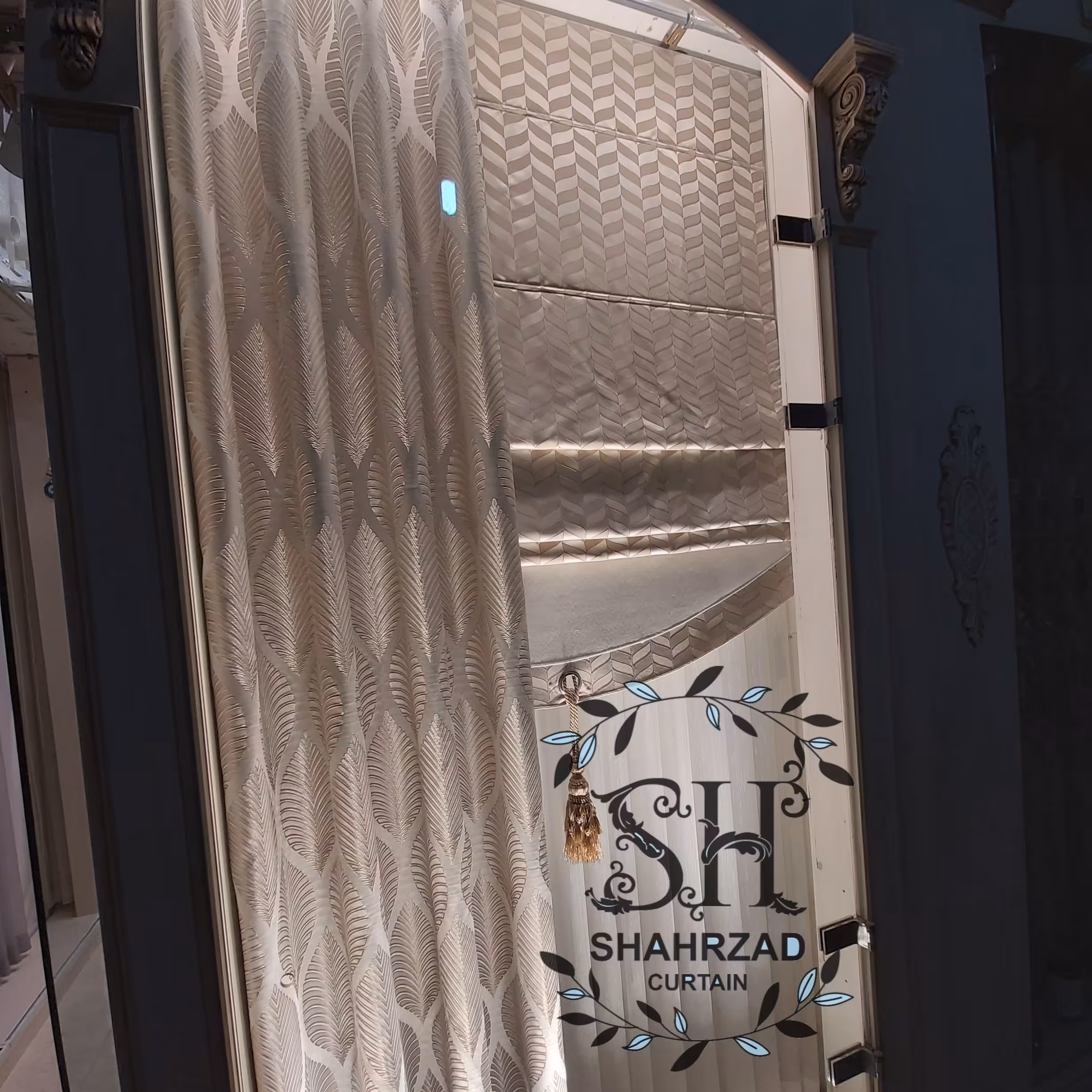 پرده حریر و رومن و پانچ اسپرت و شیک 