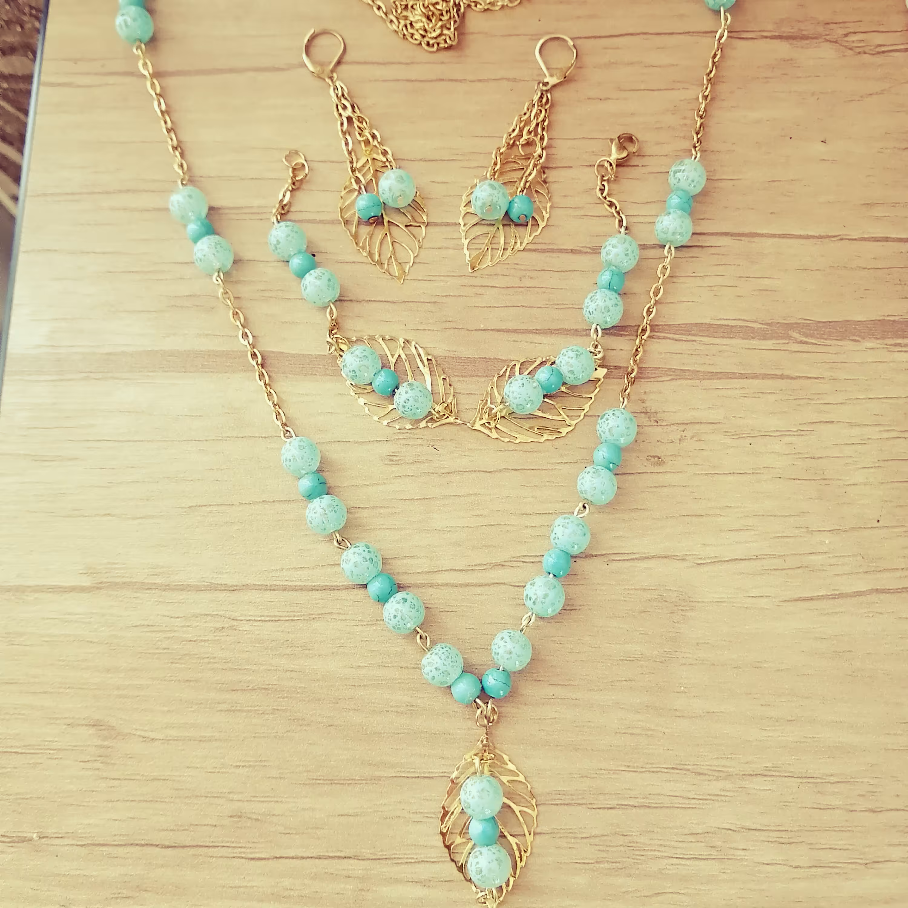 سرویس استیل برگ و فیروزه