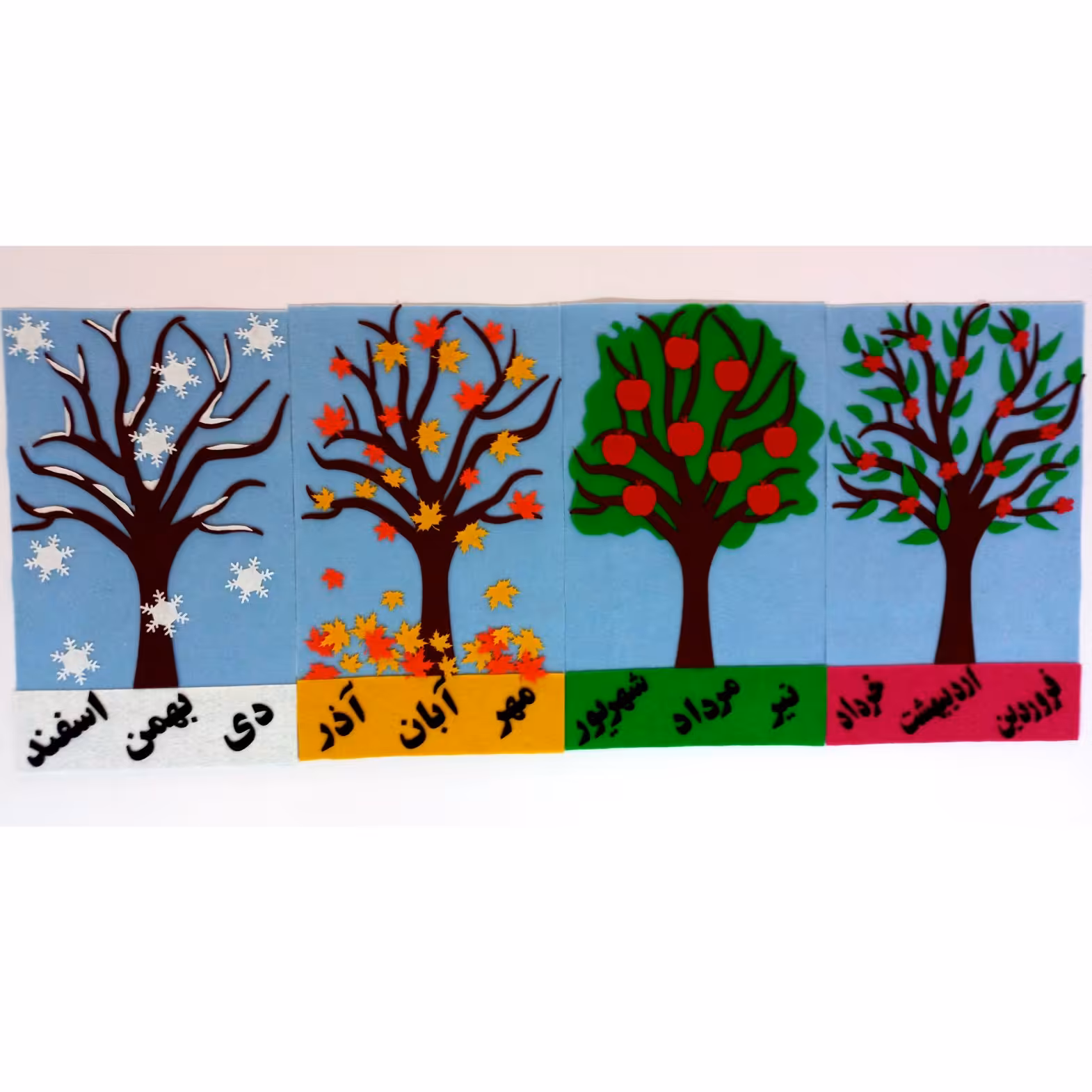 ست چهار عددی آموزش فصلها 