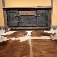 کنسول چوب و فلز  (طرح وینتیج)