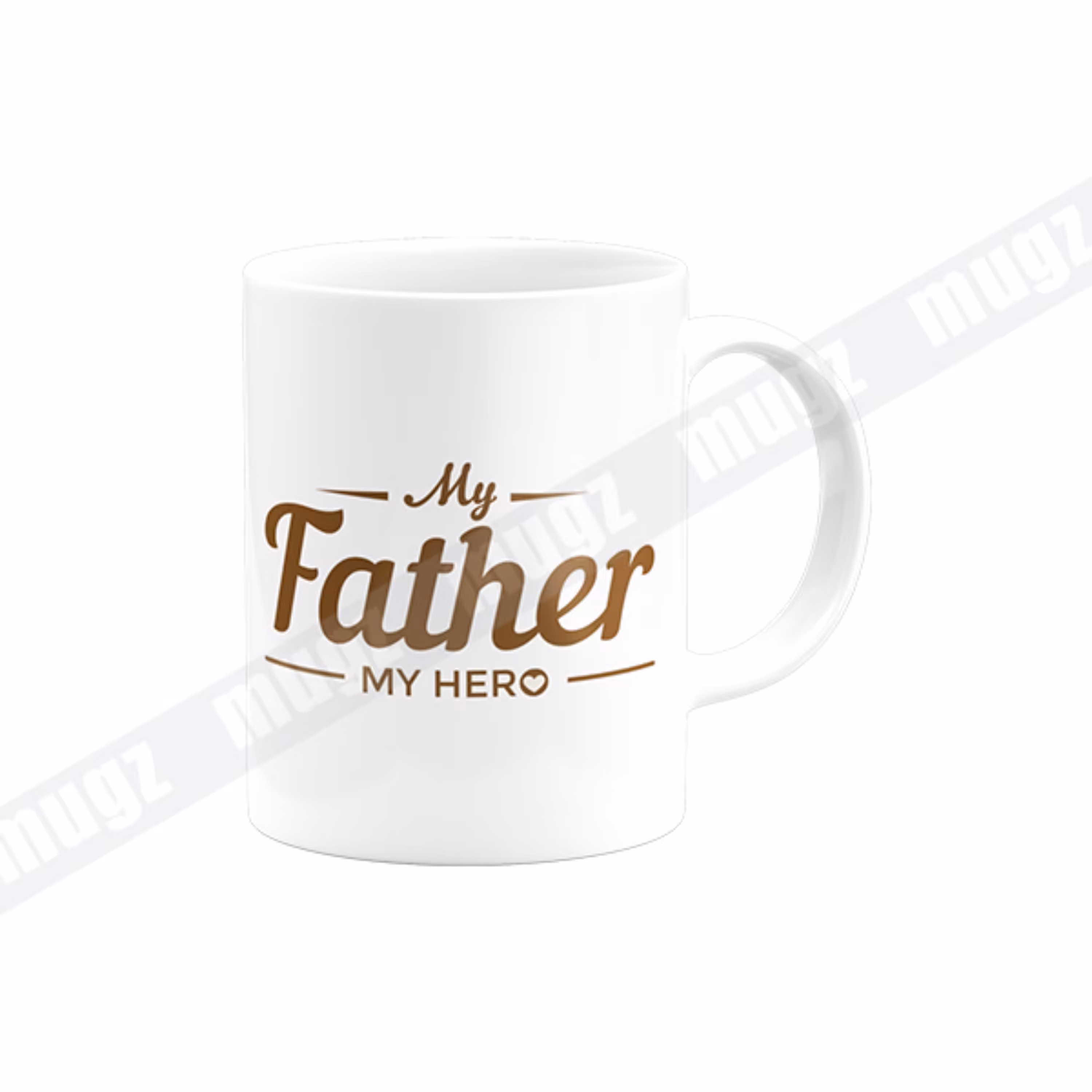 ماگ سرامیکی سفید طرح روز پدر کد 17