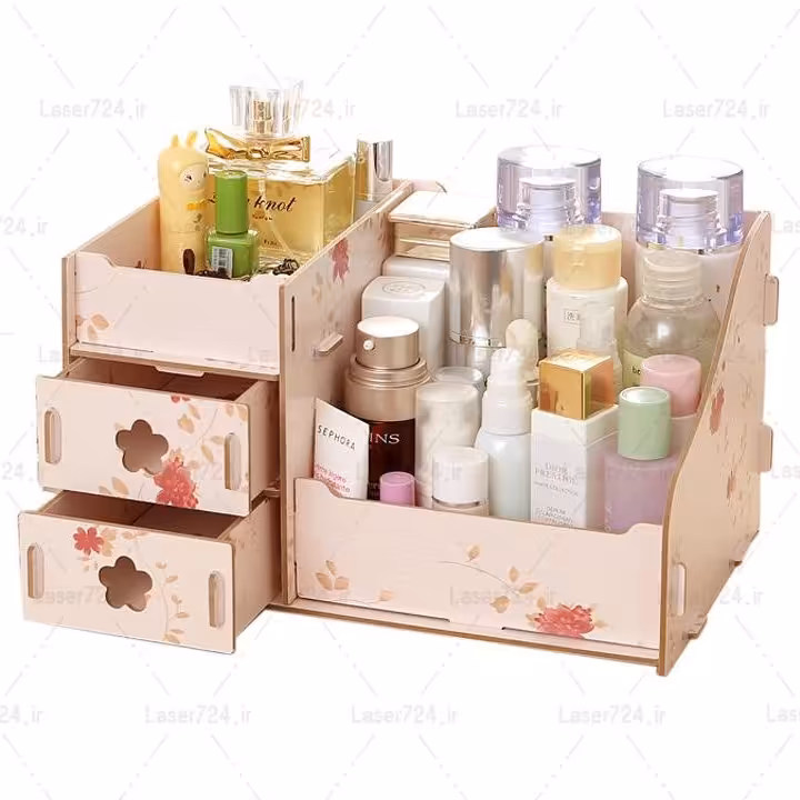 استند لوازم آرایشی زیبا و جادار و ام دی اف سایز 