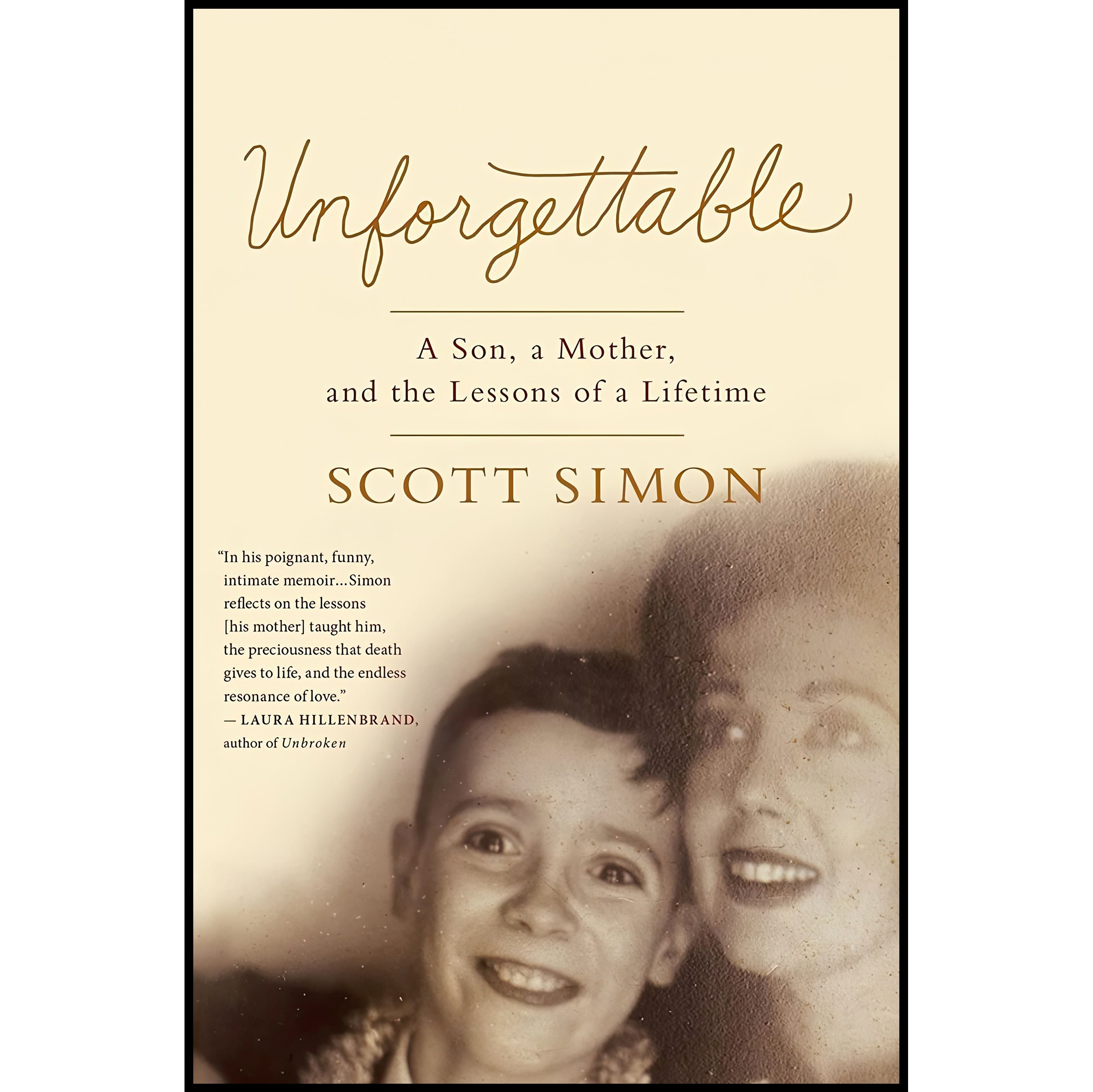 کتاب زبان اصلی Unforgettable اثر Scott Simon انتشارات Flatiron Books