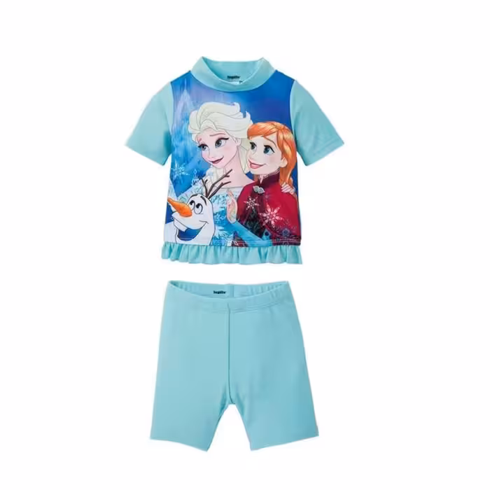 مایو پوشیده نوزادی دیزنی لوپیلو آنتی UV سایز 6 تا 12 ماه قد کودک 74 تا 80 طرح فروزن