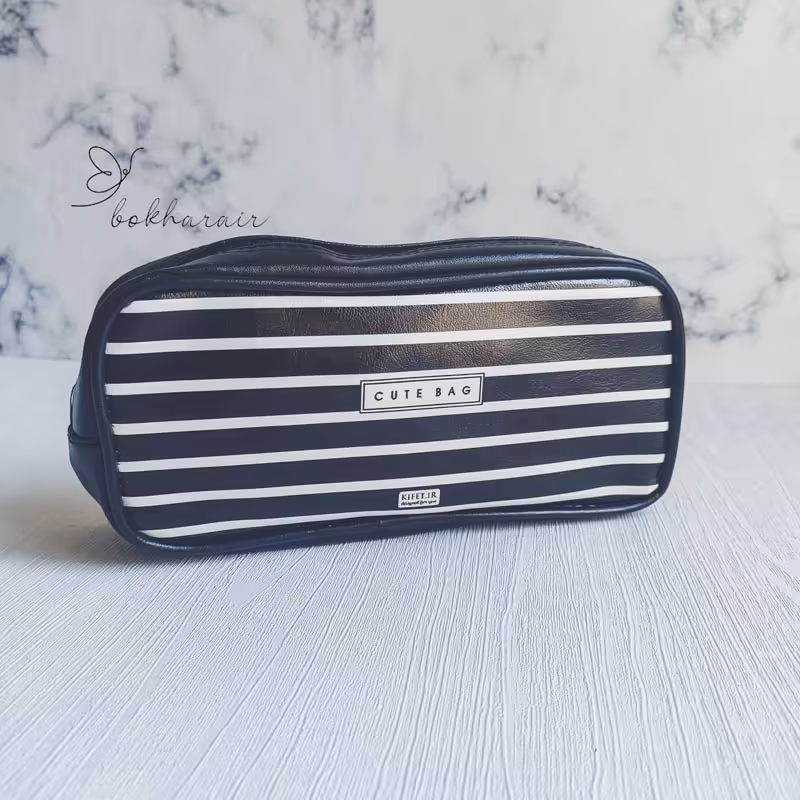 جامدادی جئومتریک سایز بزرگ طرح راه راه