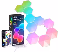 خرید پنل هوشمند LPMYLMC Smart LED Hexagon Wall Lights با بهترین قیمت
