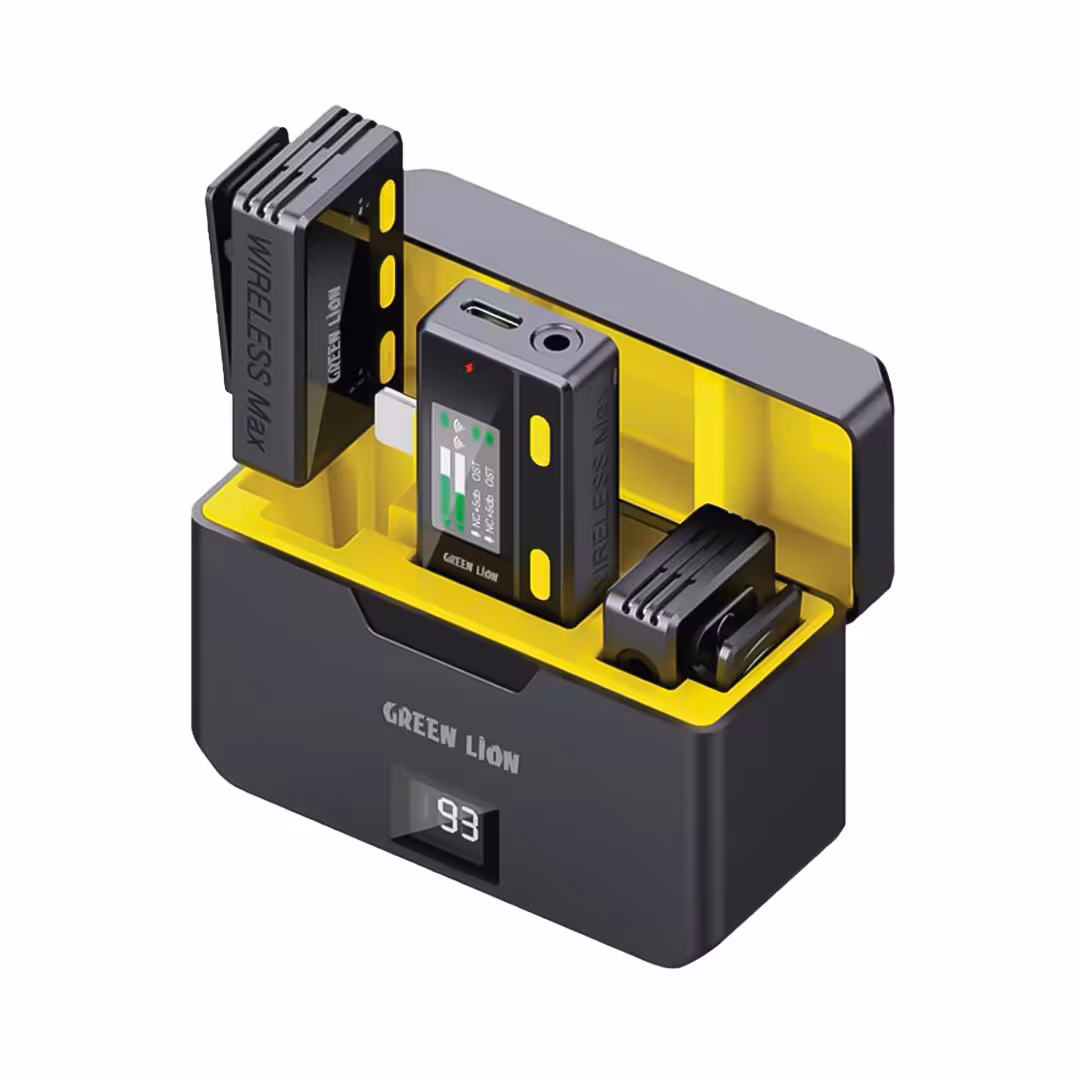 قیمت و خرید میکروفون بی‌ سیم گرین لاین با کنترل از راه دور مدل GNWMICRTCBK ⚡ اصل