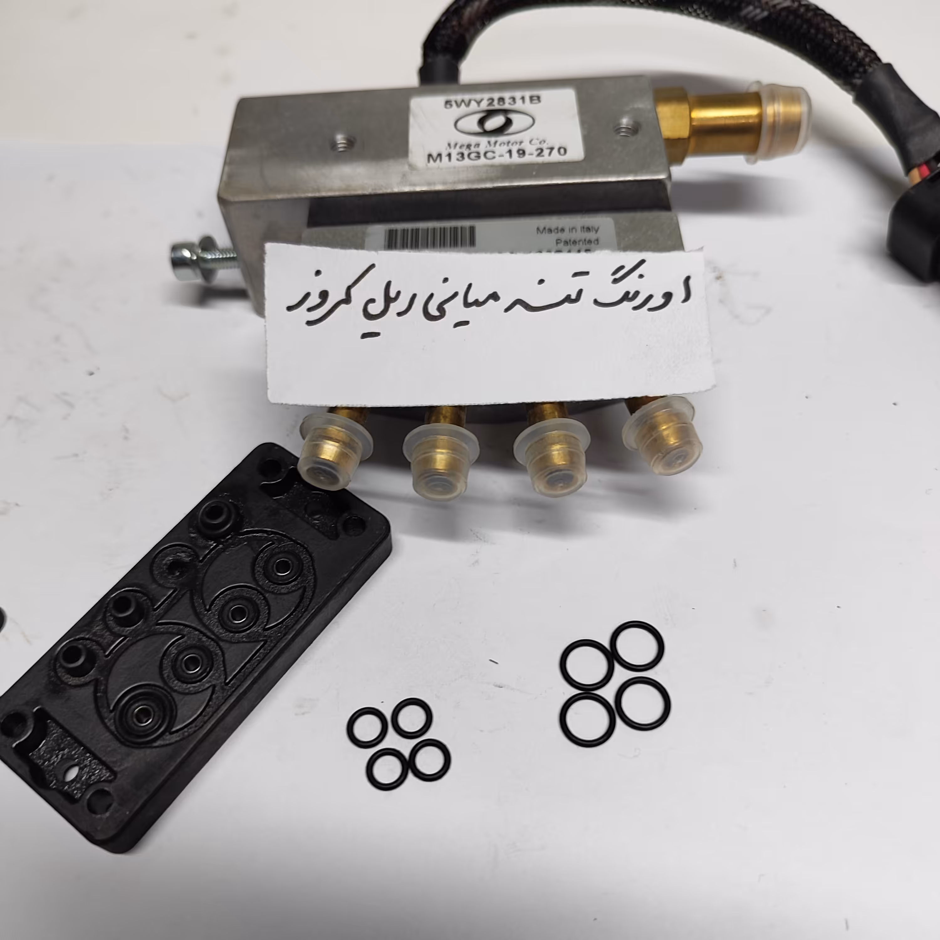 اورینگ اصلی سرویس ریل سوخت کروز گازسوز خودرو CNG (پک شامل 8عدد اورینگ مخصوص ریل است )