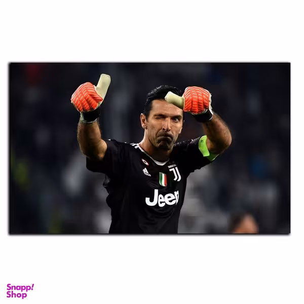 تابلو شاسی بکلیت طرح بازیکن فوتبال جانلوئیجی بوفون تیم یوونتوس مدل SH-S6495