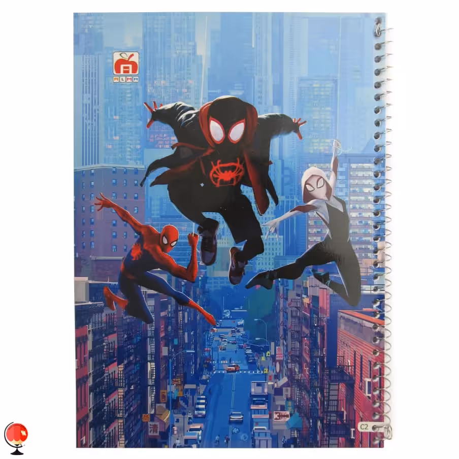 دفتر مشق 40 برگ سیمی طرح اسپایدی نهال