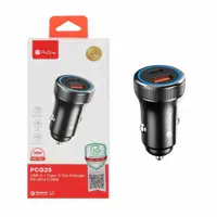 شارژر فندکی 38 وات فست و PD دو پورت پرووان مدل PCG25