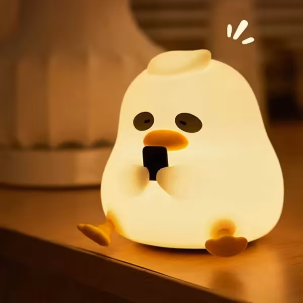خرید و قیمت چراغ خواب سیلیکونی اردک - کی ام کالا