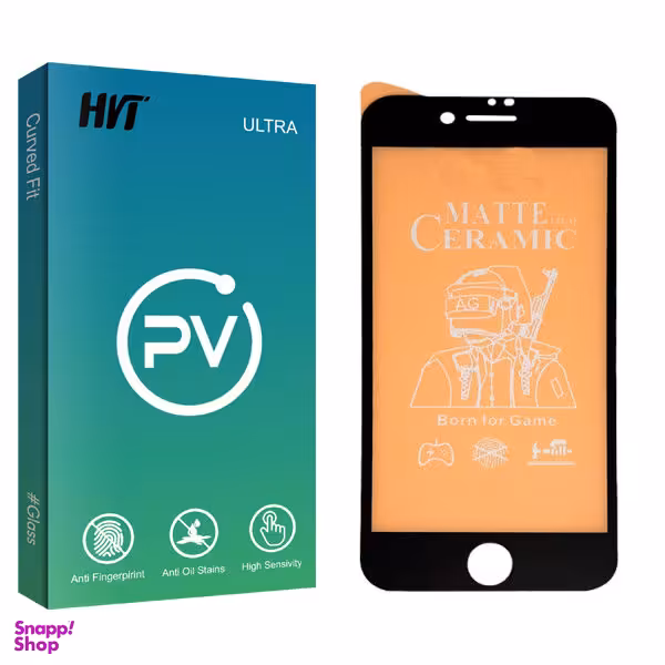محافظ صفحه نمایش سرامیکی مات اچ وی تی مدل PV glass برای گوشی اپل Iphone 7/8