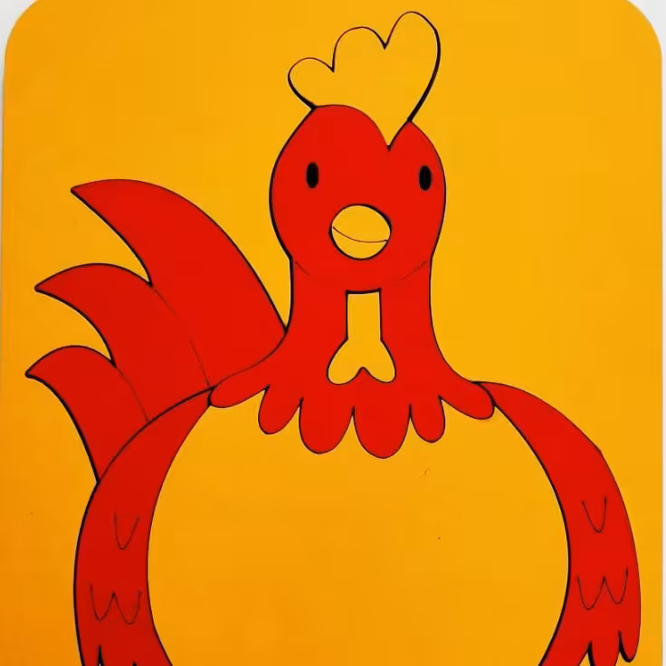 جورچین چندکاره حیوانات آریو(طرح خروس دانا)