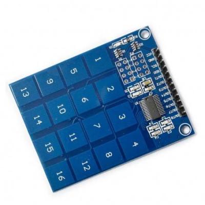 مجموعه 3 عددی صفحه کلید خازنی Keypad Touch TTP229 4x4