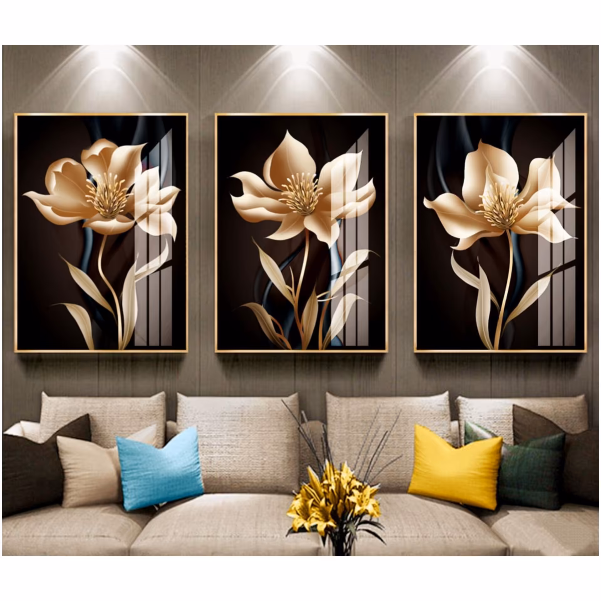 تابلو دکوراتیو 3تیکه کد 787