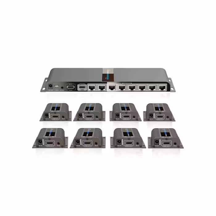 اکستندر و اسپلیتر 1 به 8 HDMI لنکنگ مدل LKV718PRO