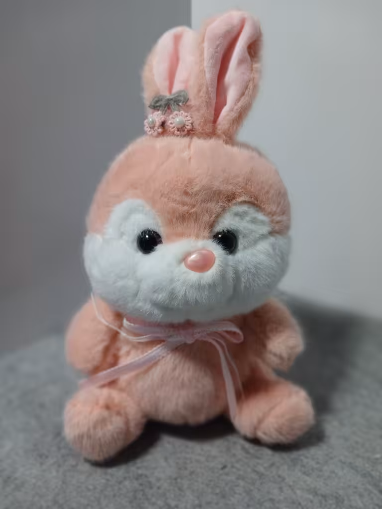 خرگوش تپل پاپیونی گلبهی