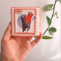 کوکی دکوراتیو رویال آیسینگ طرح عاشقانه با جعبه رنگی