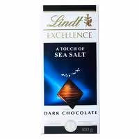 شکلات تلخ نمک دریایی 100 گرم اکسلنس لینت - lindt